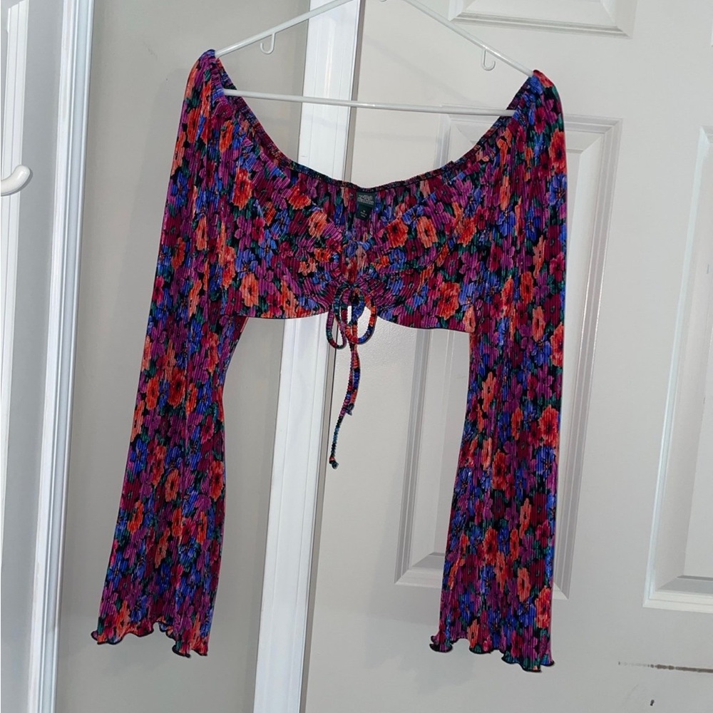 Floral Off-Shoulder Women's Top